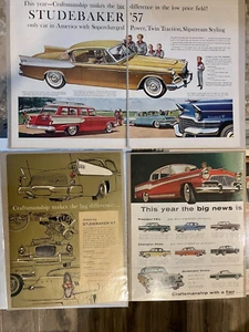 1956 1954 Studebaker Golden Hawk Commander Lot ot of 3 *Original*car ad print - Picture 1 of 5