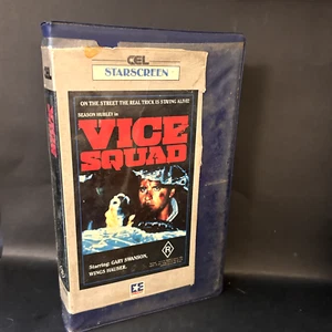 Vice Squad VHS 1982 Stars Gary Swanson & Wings Hauser Rare OOP GC No SSS - Picture 1 of 6