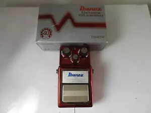 Ibanez TS-9 Tube Screamer Overdrive Effects Pedal 40th Anniversary Limited RED - Picture 1 of 8