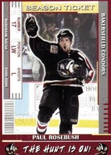 2005-06 Bakersfield Condors #5 Paul Rosebush