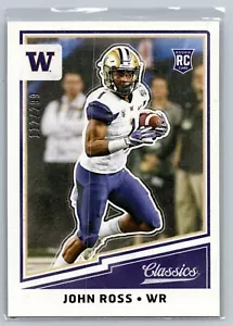 2017 Panini Classics JOHN ROSS ROOKIE RC RED BACK #249 HUSKIES SP/299 - Picture 1 of 2