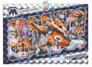BRIAN DAWKINS 2023 Mosaic Football BANG! Silver Mosaic #B-BD Denver Broncos