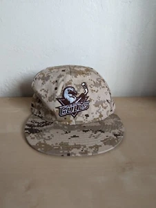 San Diego Gulls Hockey Military Appreciation Camo Hat Snapback Cap USA Flag - Picture 1 of 7