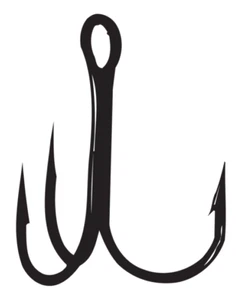 Gamakatsu Round Bend Treble Hook Fishing Terminal Tackle Replacement Hook - Picture 1 of 9