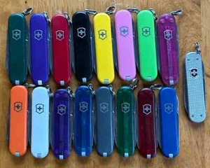 Victorinox Classic SD 58mm Swiss Army Knife Multiple Colors Build Your Lot Used - Picture 1 of 60