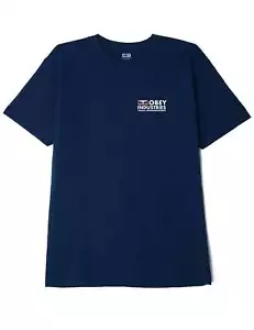 Obey Clothing Men's Visual Communications Tee - Navy - Picture 1 of 2