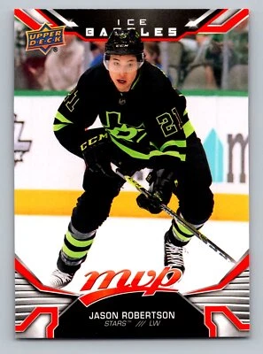 2022 Upper Deck MVP Ice Battles #50 Jason Robertson Ice Battles NM/MT - Image 1 of 2