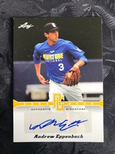 2013 Leaf Perfect Game PG Andrew Eppenbach Rookie Autograph Card 25/50 Made
