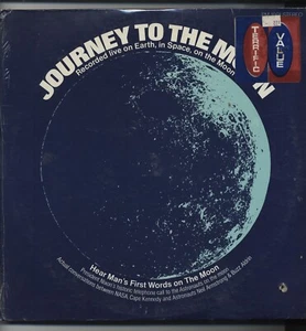 SEALED Journey to Moon Mans First Words LIVE Nixon Armstrong Buzz Aldrin Vinyl  - Picture 1 of 11