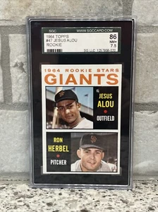 1964 Topps Rookie Stars #47 Jesus Alou Ron Herbel SGC 7.5 - Picture 1 of 2