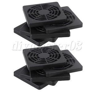 10Pcs PC Computer Cooler Fan Filter Cover Grills 60mm Diameter Black - Afbeelding 1 van 6