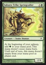 4X SAKURA-TRIBE SPRINGCALLER GREEN BETRAYERS KAMIGAWA MTG NM X4 yourdeckbuilder