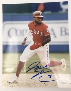 Delino DeShields Jr. Signed 8x10 Photo Autographed Texas Rangers JSA COA Auto - Picture 1 of 2