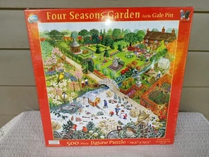 SunsOut 52421 Four Seasons Garden Gale Pitt 500 Piece Jigsaw Puzzle New Sealed - Picture 1 of 8