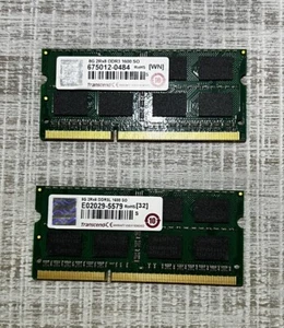 Transcend, 8GB x 2 Total of 16GB DDR3L 1600 SO-DIMM CL11 2Rx8 Laptop Ram - Picture 1 of 3