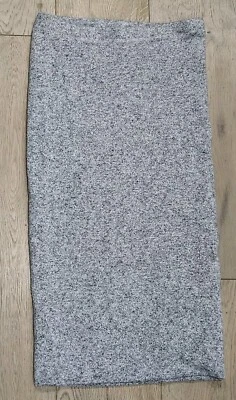 Falda Express Midi Para Mujer Talla Pequeña Gris Polar Cintura Elástica ¡Suave! Foto 1 de 4