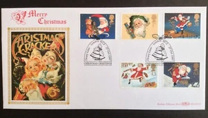 GB Benham 1997 conjunto de Navidad en galleta navideña cubierta del primer día - Drury Lane - Imagen 1 de 1