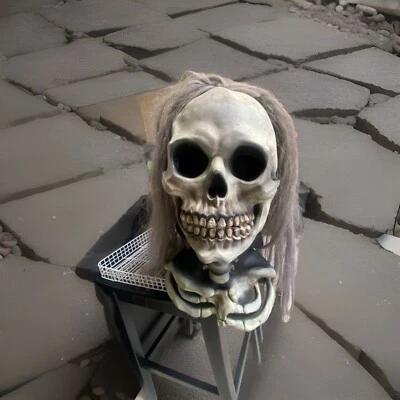 Máscara de Halloween calavera zombi cabeza completa The Paper Magic Company 1997 de colección Foto 1 de 4