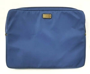 NEW COACH MARINE,BLUE TRANS NYLON TABLET,LAPTOP SLEEVE FITS 13.5",SMALLER-F70371 - Picture 1 of 4