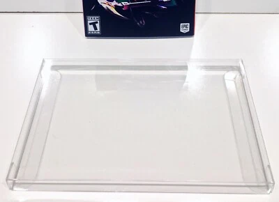 RETROPROTECTION 1 Box Protector for single NINTENDO SWITCH + SLIPCOVER Games! Clear Display Case