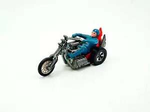 Vintage Hot Wheels RRRumblers Rumblers Torque Chop Blue Rider Motorcycle Trike - Picture 1 of 8