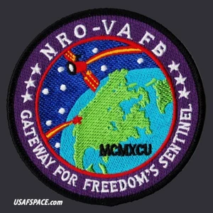 NRO -VAFB- FREEDOM'S SENTINEL - USSF USAF OSL KLASSIFIZIERTER SATELLIT Start PATCH - Bild 1 von 3
