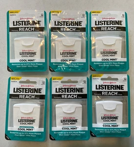 Listerine Cool Mint Zahnseide für einen saubereren, gesünderen Mund, 6er Pack - Bild 1 von 2