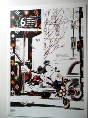 DEATH NYC (1979) SIEBDRUCK VON 2023 ORIGINAL HAND SIGNIERT, NUMMERIERT 32x45cm - Bild 1 von 4