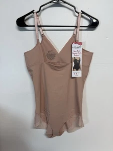 SPANX Assets Red Hot Label Luxe & Lean Firm Control Bodysuit (X-Large, Pink Sand - Picture 1 of 5