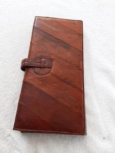 Rare Vintage Eel Skin Visitenkarten Organizer Soft Cordovan Credit Card Wallet - Bild 1 von 16