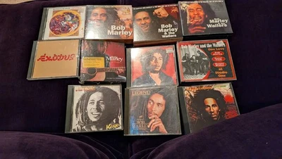 Lot of Bob Marley CDs including box sets with a Ziggy and a Jimmy Cliff disc - Image 1 of 2