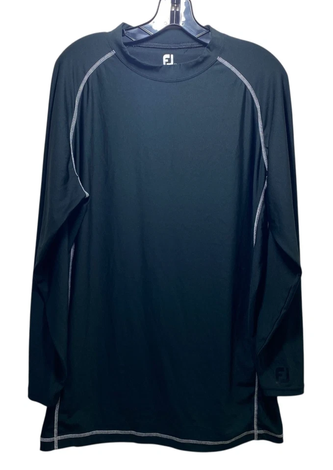 Capa Base FJ Thermal Pro Dry Performance Para Hombre 2XL Negra Manga Larga Cuello Redondo Foto 1 de 4