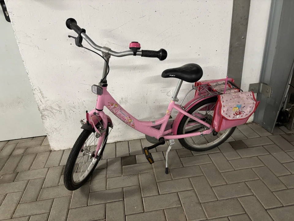 🚲 Prinzessin Lilifee Kinderfahrrad – mit Satteltaschen 💖🌸 für Kinder 12 Zoll - Bild 1 von 1