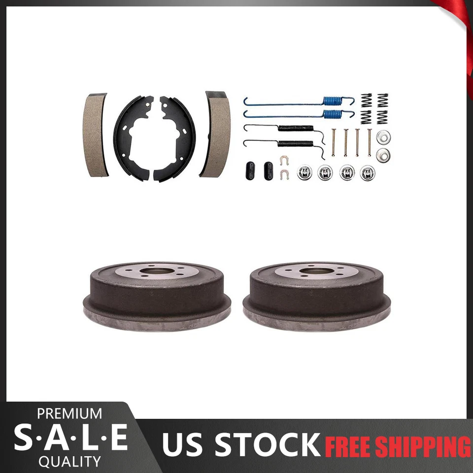 Kit de ferragens para 2006 Pontiac Torrent kit traseiro tambores de freio e sapatas de freio - Imagem 1 de 4