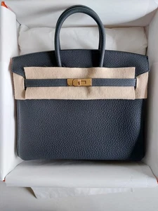 Neu! Hermès Hermes Birkin 25 Togo Caban Gold Hardware Hermes Damentasche - Bild 1 von 10