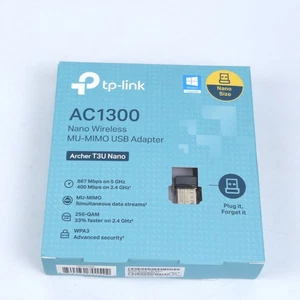 TP-LINK AC1300 Archer T3U Nano Mini Wireless Mu-Mimo WiFi USB Adapter - Picture 1 of 3