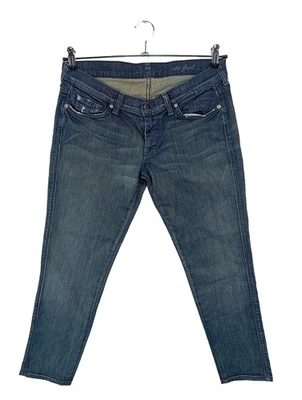 7 FOR ALL MANKIND Vaquero rectos Mujeres Vaquero Talla EU 42 azul look casual - Imagen 1 de 4