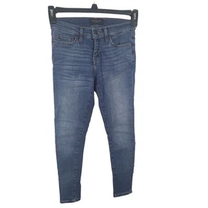 Banana Republic Jeans 24/00 Petite Damen Mid Rise Skinny Leg Medium Wash Freizeit - Bild 1 von 6