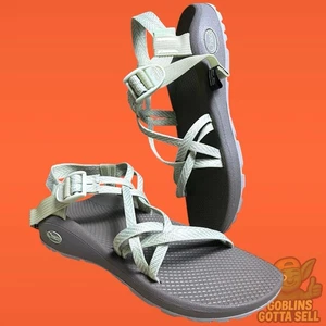 Damen-Sandalen Chaco Größe 10 salbeigrün bunt Wandern Sport Outdoor Wasserschuh - Bild 1 von 5