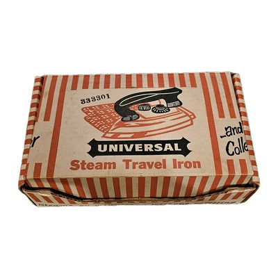 Plancha de Viaje de Vapor Universal Stewardess Modelo 1675 De Colección Años 60 Rara Nueva Foto 1 de 4