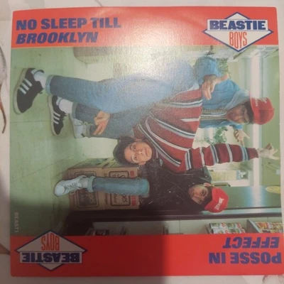 Beastie Boys 7" Vinyl Record No Sleep Till Brooklyn Posse in Effect - Image 1 of 3