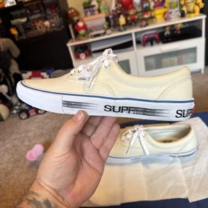🔥2016 Supreme x Vans Era Pro Motion Logo White VN000VFBJ65 Size 12 - Picture 1 of 8