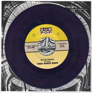 Thin White Rope "Ants Are Cavemen" 7" Sub Pop PURPLE Singles Club Subscription - Picture 1 of 6