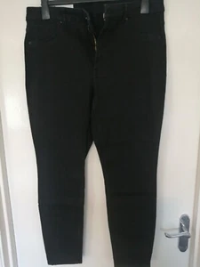 H&m Curvy Jegging Ultra High Waist Ankle Length Black Size 20 - Picture 1 of 6