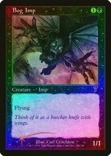 Bog Imp FOIL 7th Edition HEAVILY PLD Black Common MAGIC GATHERING CARD ABUGames