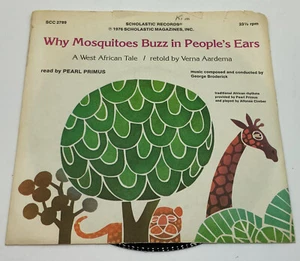 1976 SCHOLASTIC WHY MOSQUITOES BUZZ IN DEN OHREN DER MENSCHEN ~ 33 1/3 RPM SCHALLPLATTE - Bild 1 von 7