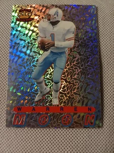 Tarjeta de la NFL 1994 Warren Moon Pacific Collection Prismas #80 Houston Oilers Seahawks - Imagen 1 de 2