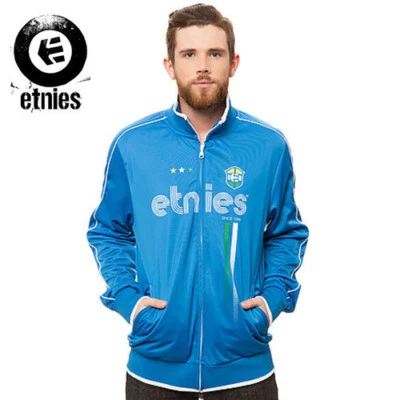 Chaqueta de chándal con cremallera completa Pelham de Etnies Azul para hombre M NUEVA Skateboard de calle Foto 1 de 3