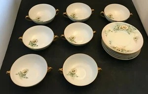 Antique MZ Austria Tea Cup And Saucer Set of 7 - Picture 1 of 1