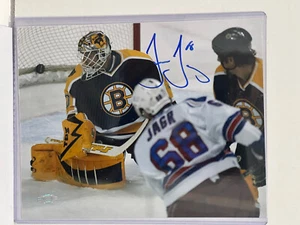 Steiner Jaromir Jagr Signed 8 x 10 Photo NY Rangers Record Breaking Goal w/cert. - Picture 1 of 2